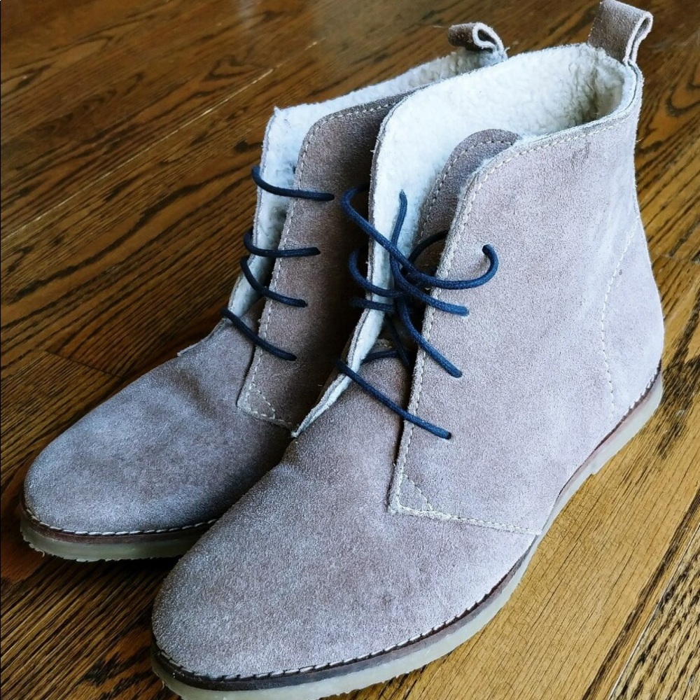 Zara Tan Booties Size 8